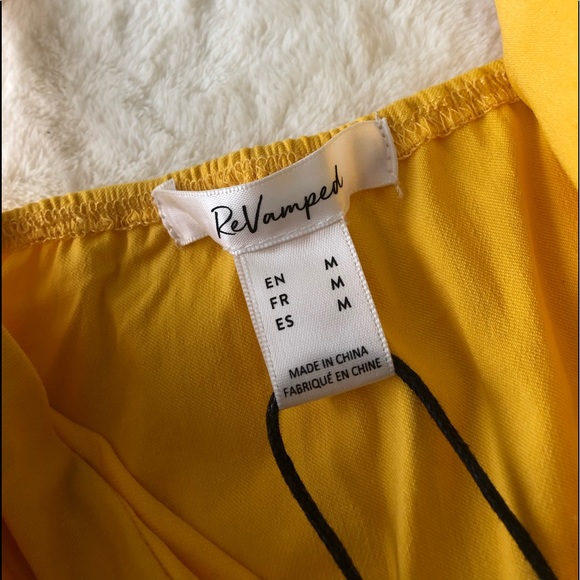 ReVamped yellow top - Picture 2 of 2